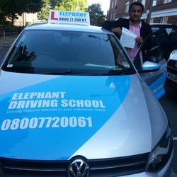Elephant Driving School London, New Malden, Surrey