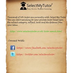 Select My Tutor, London 