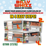 Billy Whizz Wheelie Bin Cleaning, Stoke On Trent, Staffordshire